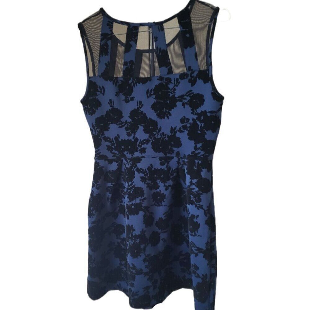 Sweet Storm Floral Velour Mini Dress